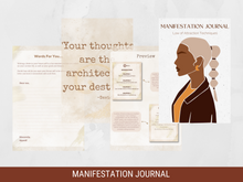 Load image into Gallery viewer, Manifestation Journal: Law of Attraction Techniques
