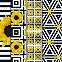 Load image into Gallery viewer, Sunflower Burst Seamless Digital Paper Pack
