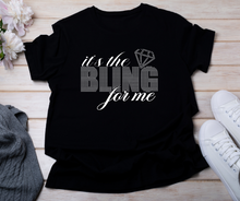 Load image into Gallery viewer, &quot;It&#39;s the Bling For Me&quot; Rhinestone T-shirt
