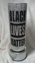 Load and play video in Gallery viewer, &quot;Black Lives Matter&quot; Rhinestone Embellished Tumbler
