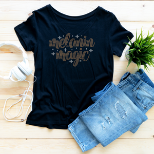 "Melanin Magic" Rhinestone T-shirt