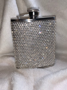Custom Rhinestone Embellished Flask