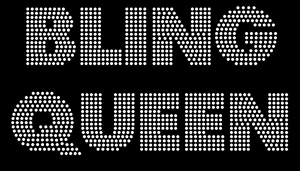 "Bling Queen" Rhinestone Hoodie