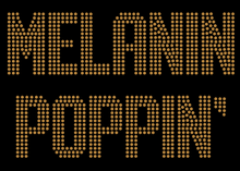 Load image into Gallery viewer, &quot;Melanin Poppin&#39;&quot; Rhinestone Hoodie
