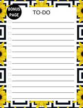 Load image into Gallery viewer, Sunflower Themed Printable Stationery
